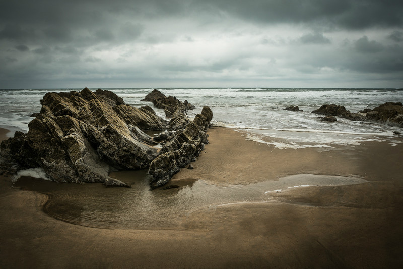 Rugged North Cornwall Seascape Northcott Mouth