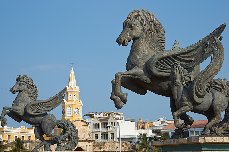 Pegasus Statues - Colombia