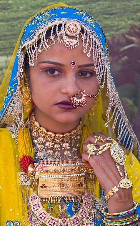 Indian Princess at the Jaisalmer Festival - India