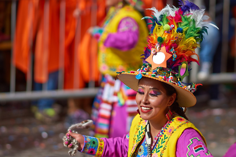Tinkus Dancer - Oruro Carnival 2017