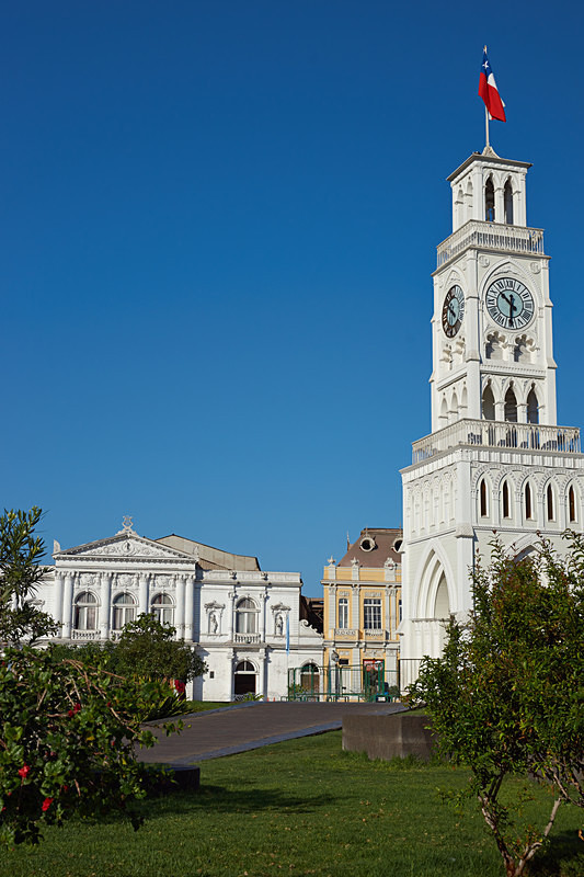 Historic Clock Tower - Coastal Chile