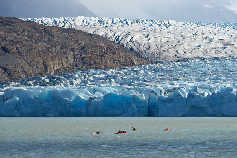 Kayaking in Lago Grey - Torres del Paine National Park