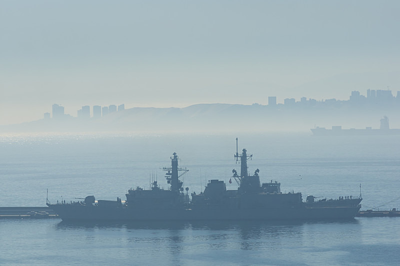 Ships in the Mist - Coastal Chile