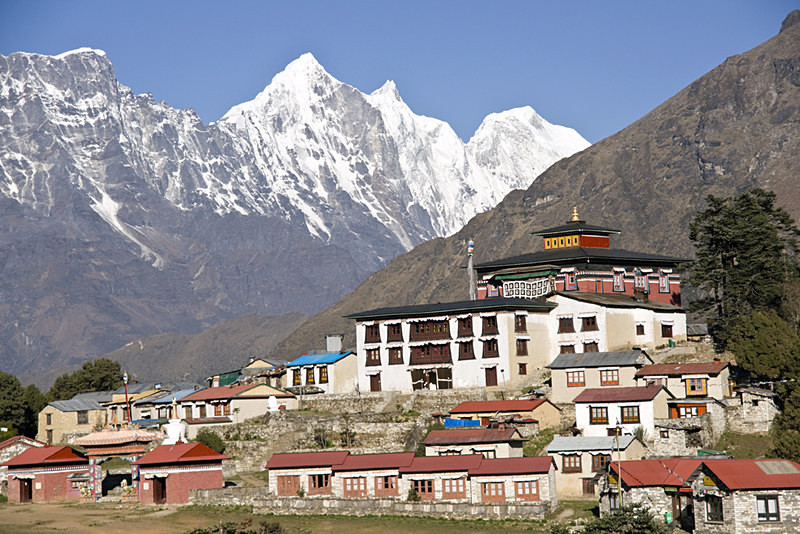 Monastery in the Mountains - Nepal