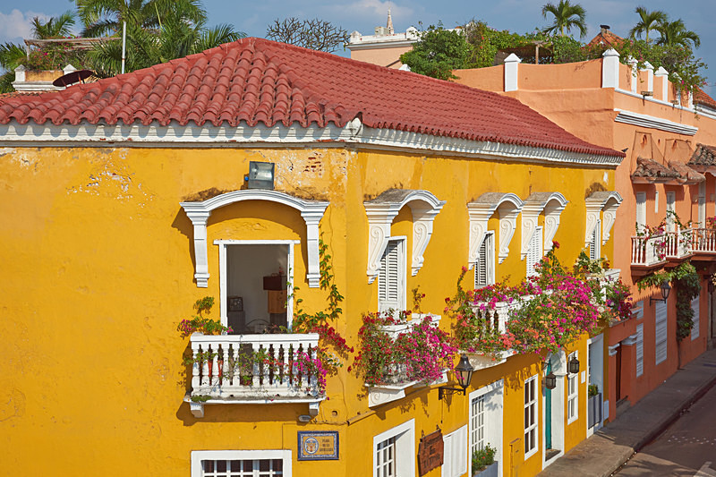 Colourful Buildings of Cartagena - Colombia