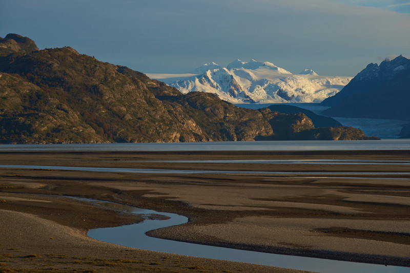 Glacier Grey flowing into Lago Grey - Torres del Paine National Park