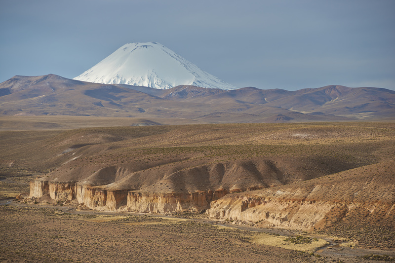 Volcano on the Altiplano - Altiplano of North-East Chile
