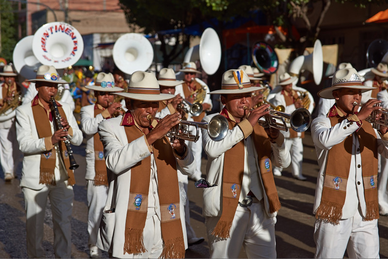Band of a Llamerada Dance Group - Oruro Carnival 2017