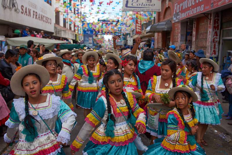 Folk dancers - Oruro Carnival 2017
