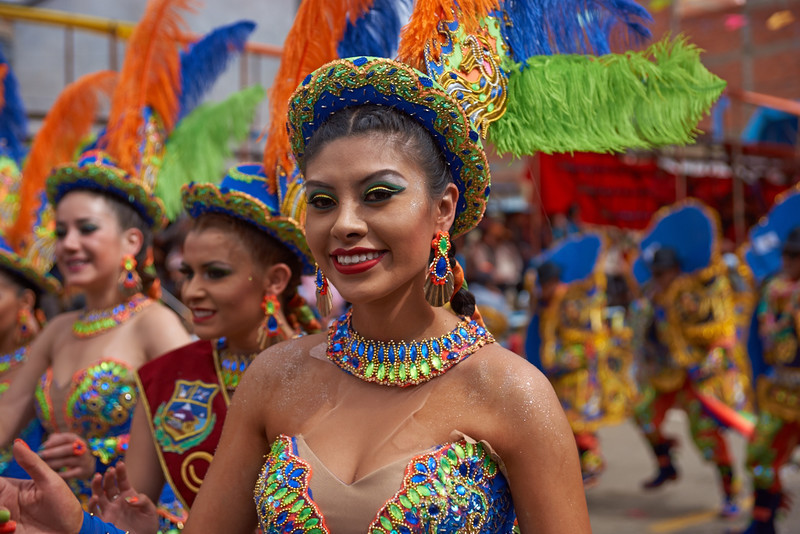 Morenada Dancer - Oruro Carnival 2017