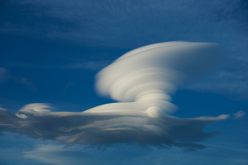 Lenticular clouds - Torres del Paine National Park