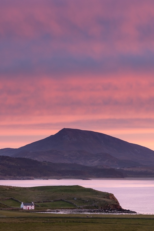Colours of Sunset Muckish Mountain - Co. Donegal