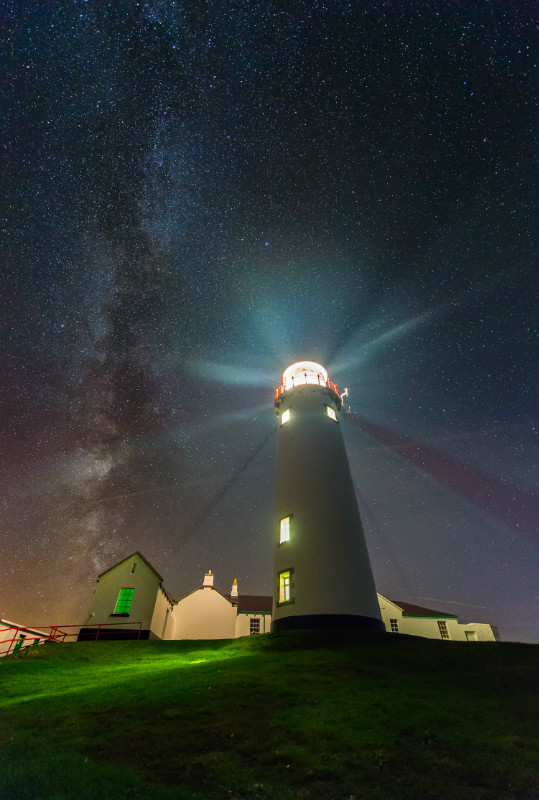 Milky Way Fanad Lighthouse - Donegal's Sky at Night