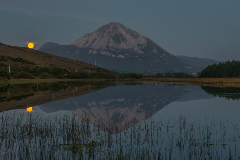 Harvest Moonrise Errigal - Co. Donegal