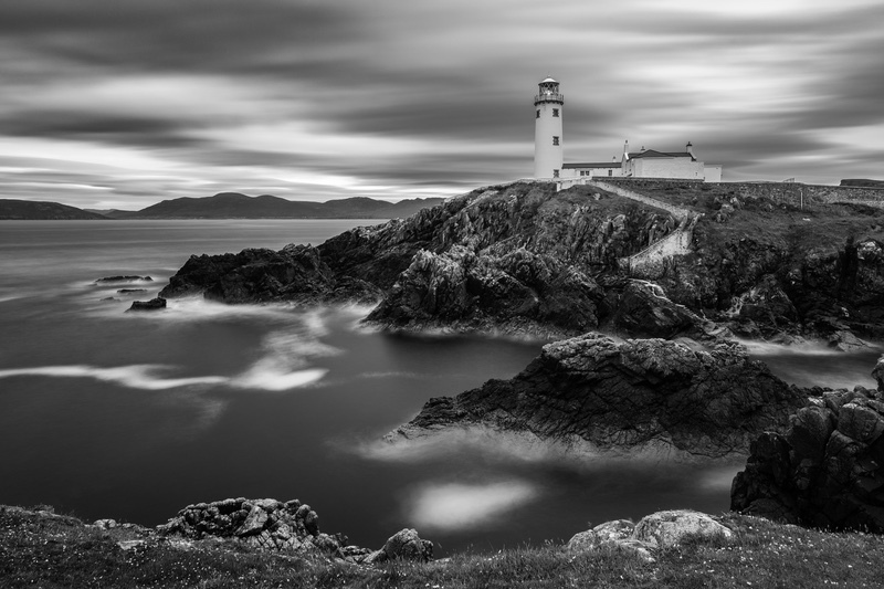 Fanad Long Exposure - Black & White