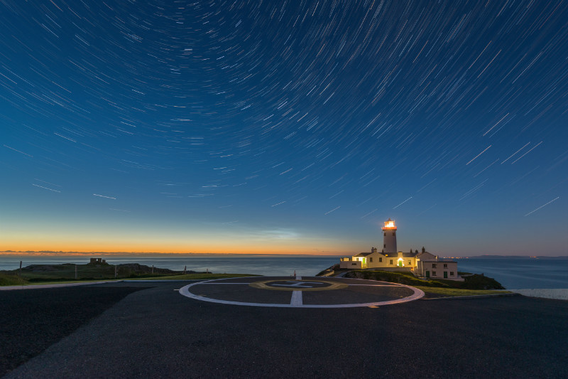Fanad Star Trails - Donegal's Sky at Night