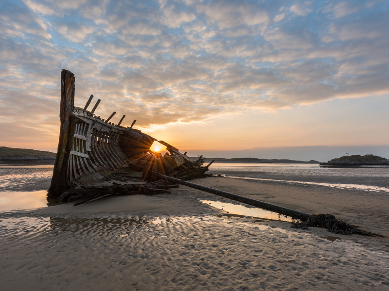 Sunburst BunBeg Wreck - Co. Donegal