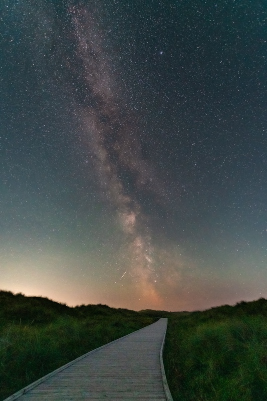 Boardwalk Milky Way - Donegal's Sky at Night