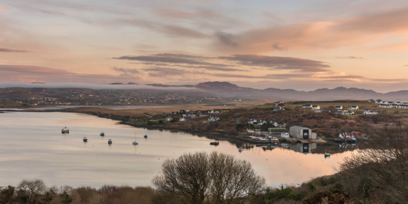 Boat Yard Sunset - Co. Donegal
