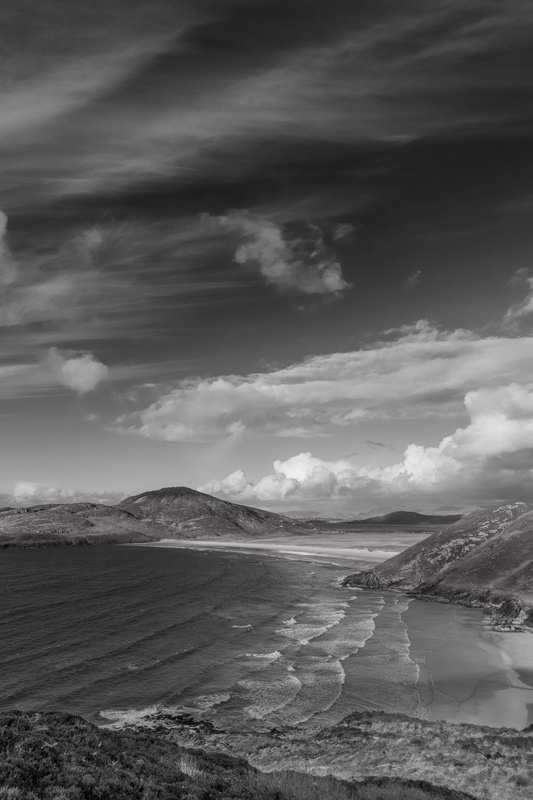 Tra Na Rossan Sky - Black & White