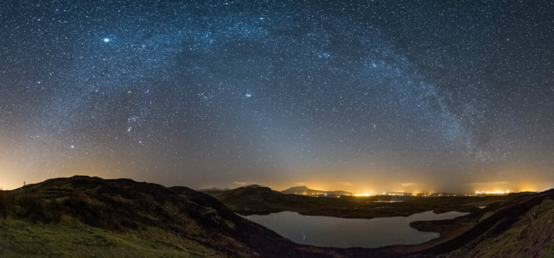 Lough Salt Night Sky - Donegal's Sky at Night