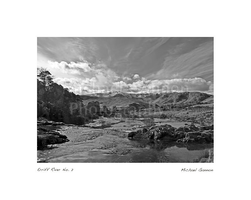 Erriff River No 2 - Landscape Black and White