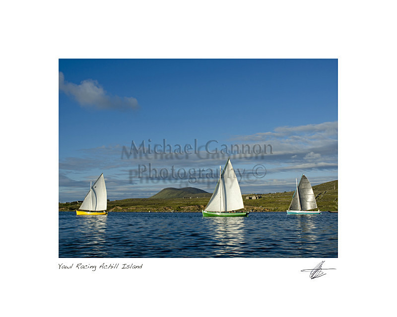Yawl Race Achill Island. - Landscape Colour