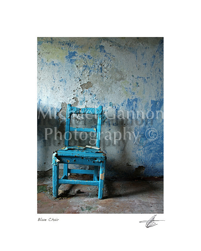 Blue Chair - Derelict Ireland