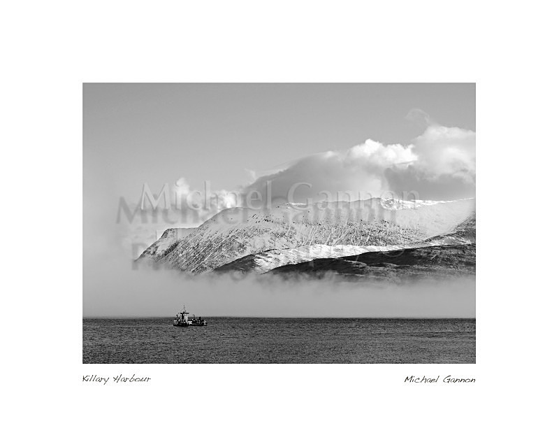 Killary Harbour 1 - Landscape Black and White