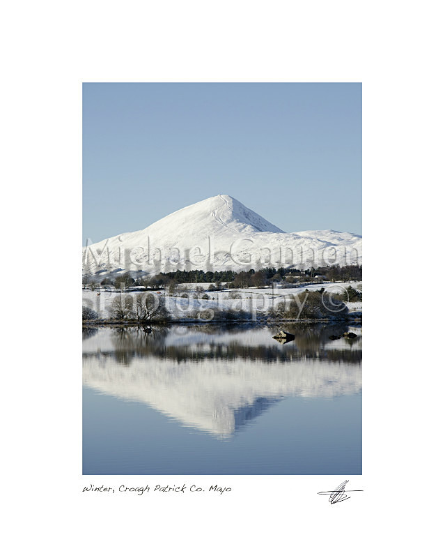 Winter Croagh Patrick Co Mayo - Landscape Colour