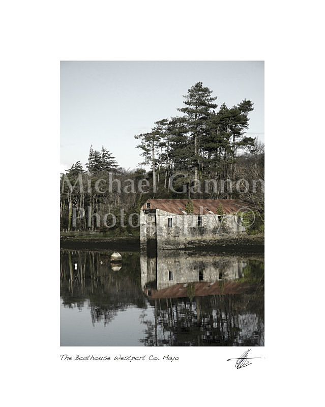 'The Boathouse' Westport Co Mayo - Landscape Colour
