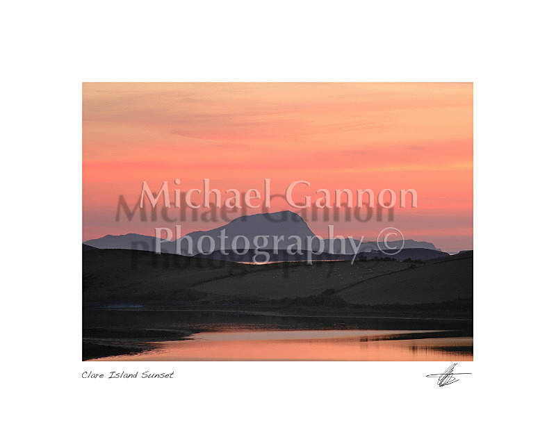 Clare Island Sunset - Landscape Colour