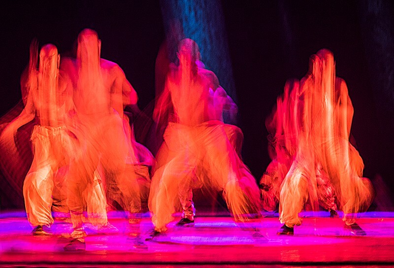 Chinese Dancers - Abstract