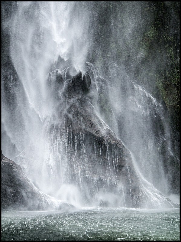 Waterfall Milford Sound NZ - Water