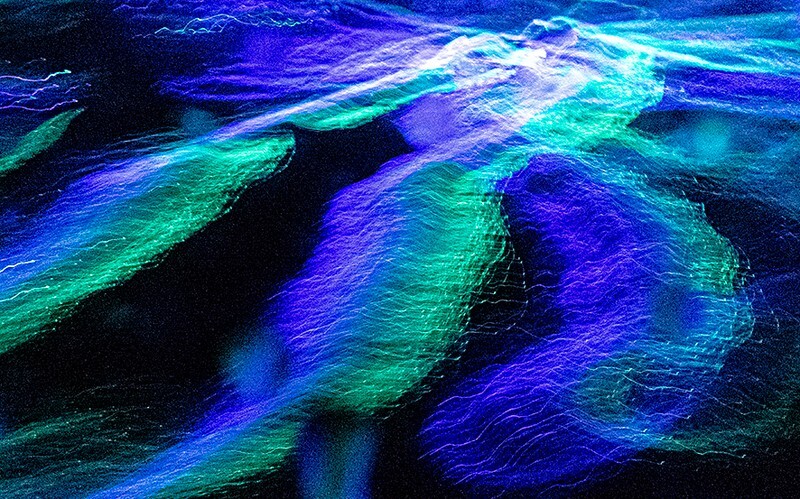 Flowing lights - Abstract
