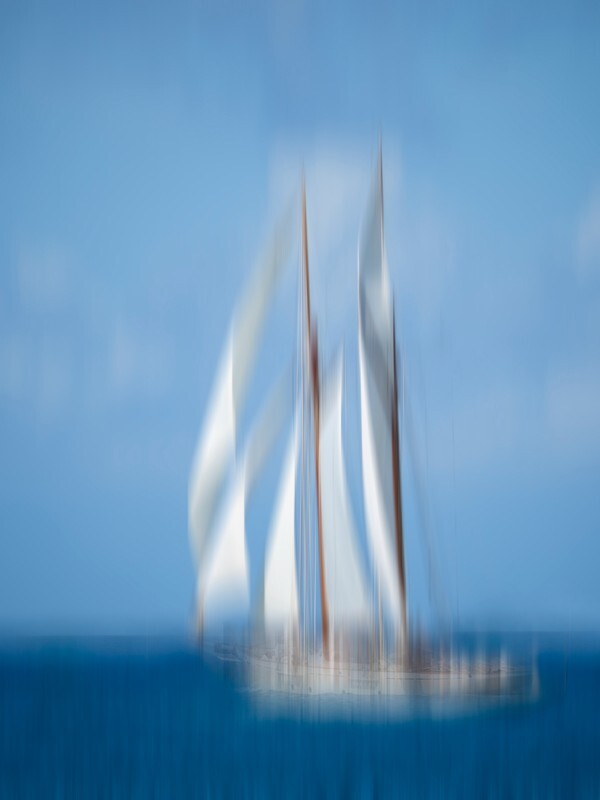 racing yacht - Abstract