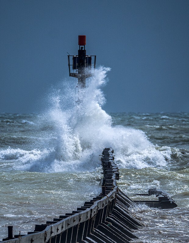 A windy day at the beach - Water