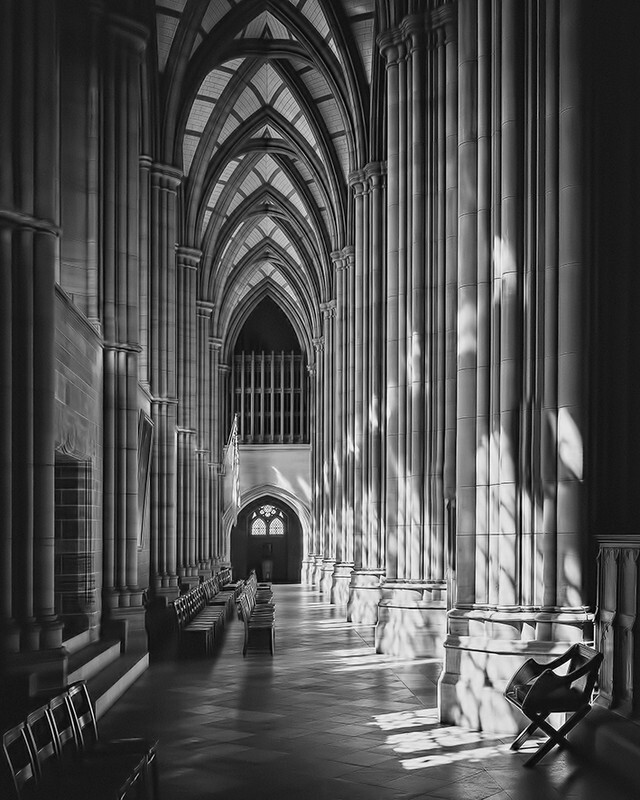 Lancing College Chapel - Monochrome