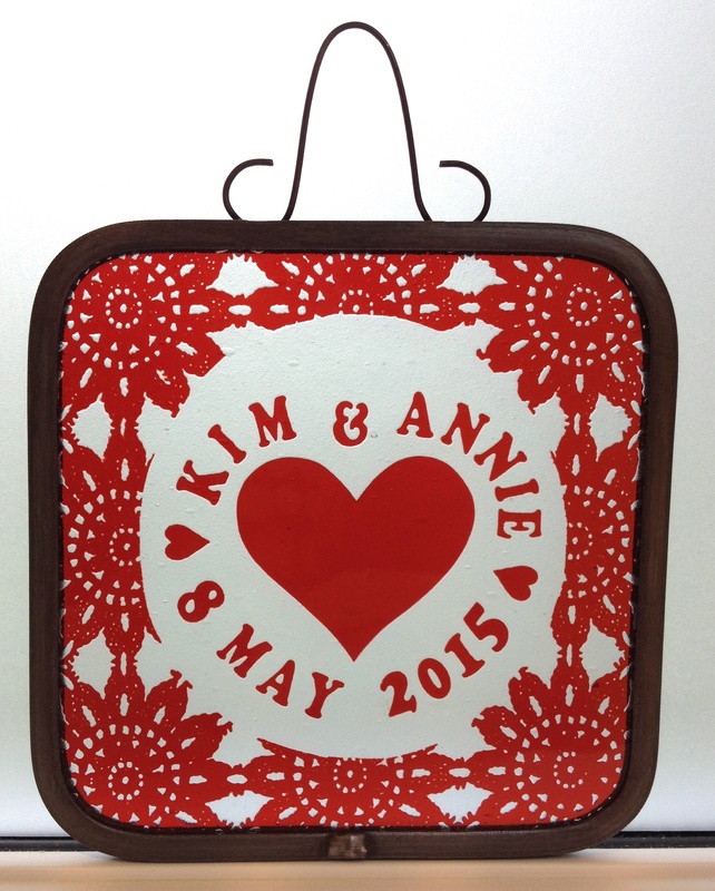 Civil Partnership panel | Carole Gray | Stained glass commission
