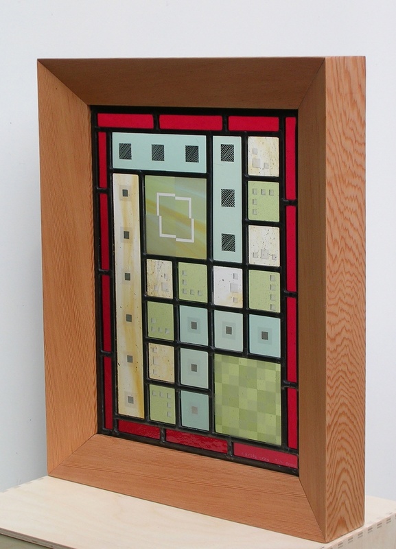 Framed panel | Carole Gray | Stained glass commission
