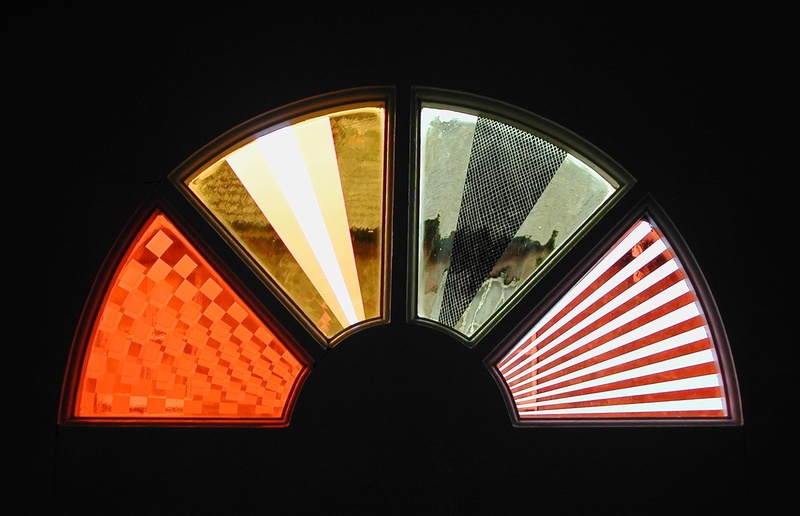 Fan light | Carole Gray | Stained glass commission