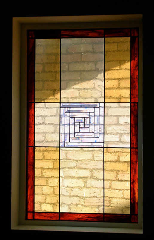 Landing window | Carole Gray | Stained glass commission