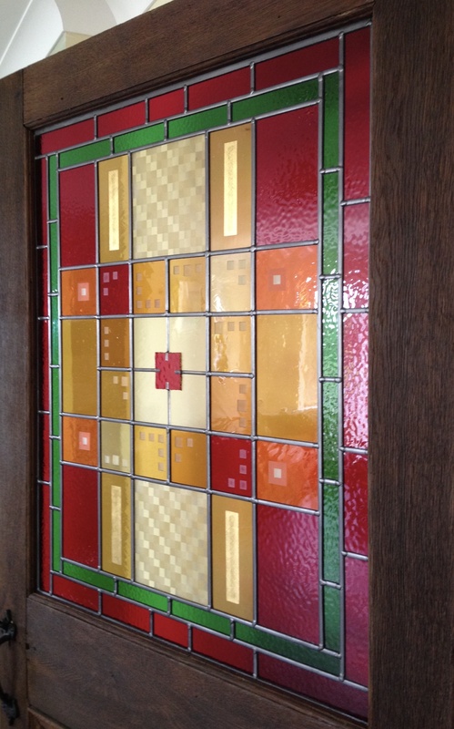 Internal door | Carole Gray | Stained glass commission