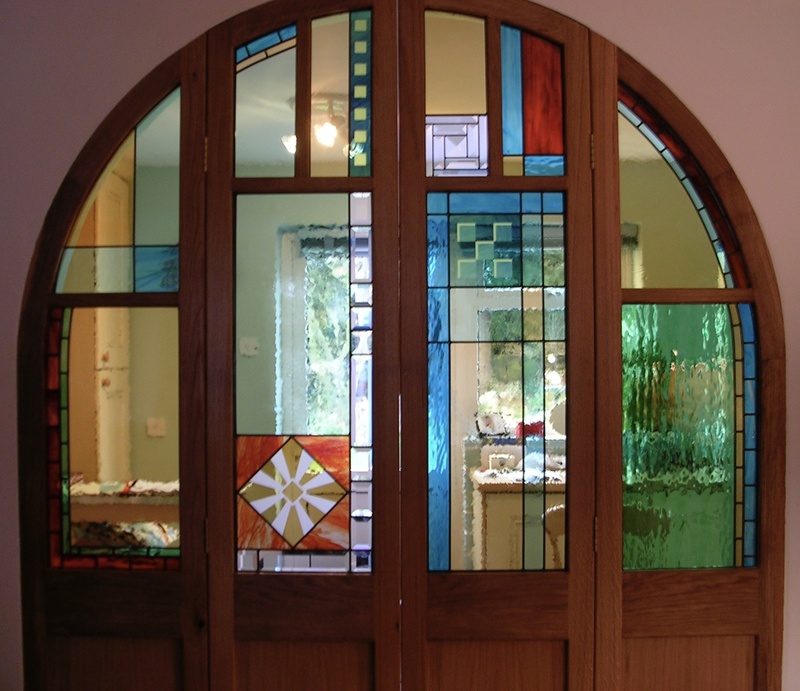 Arched doors | Carole Gray | Stained glass commission