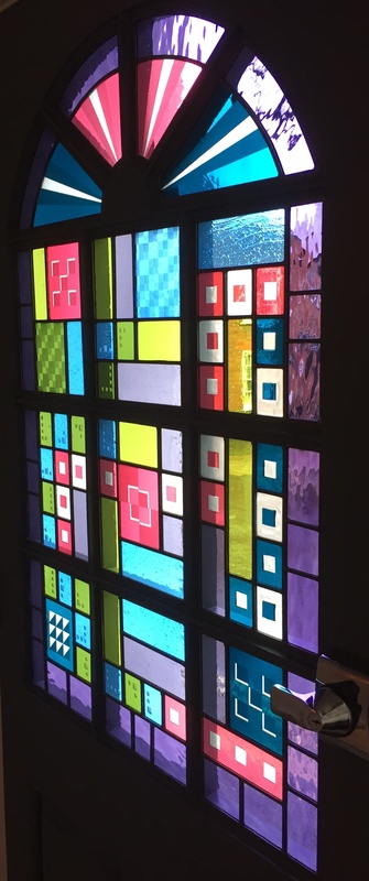Front door, St. Albans | Carole Gray | Stained glass commission