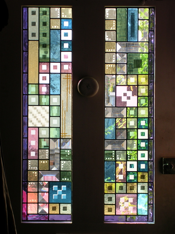Front door, Cambridge (detail) | Carole Gray | Stained glass commission