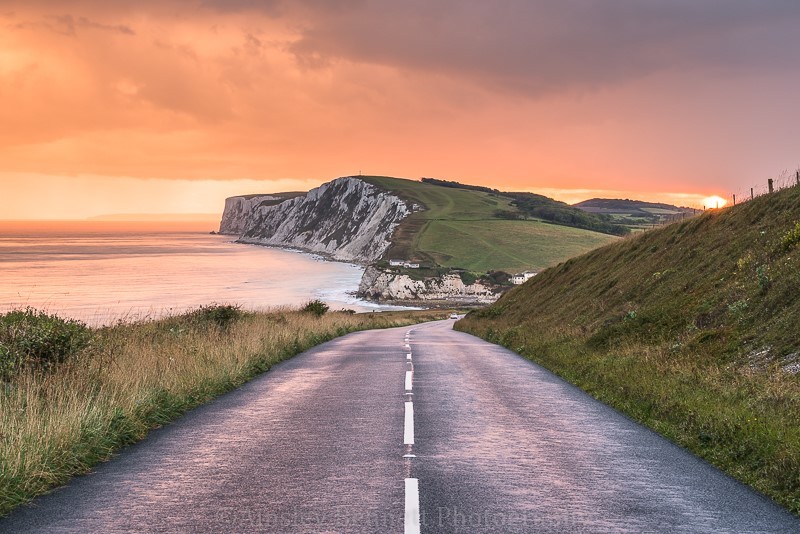 ab418 After the storm - Freshwater bay - Compton and Freshwater