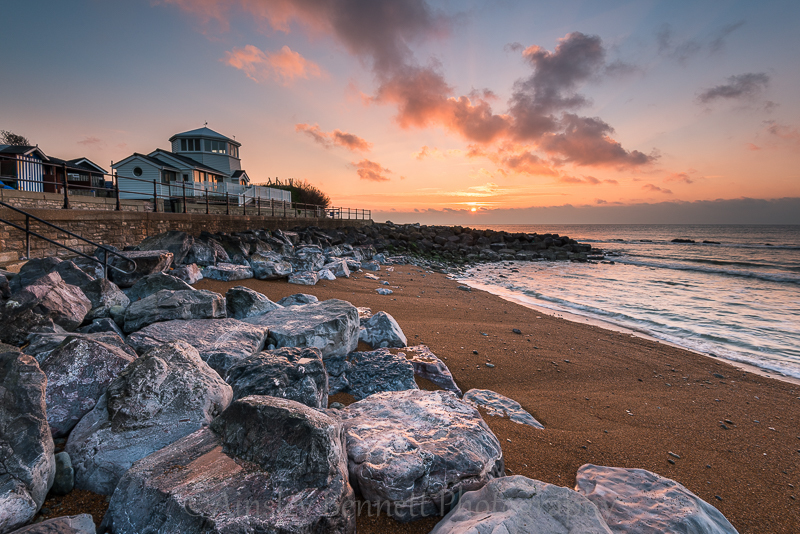 ab116 Steephill cove sunrise - Ventnor and St Lawrence