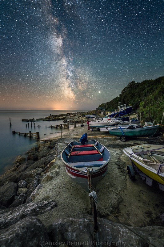 ab567 Castlehaven Milky Way - The Isle of Wight by night