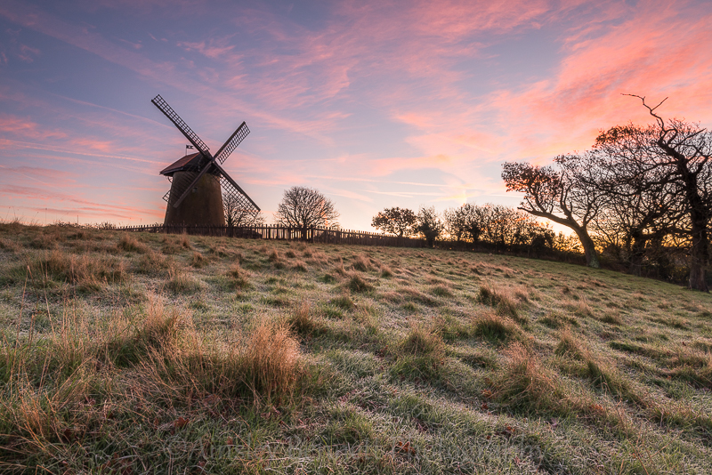 ab104 Frosty morning Bembridge Windmill - Bembridge and St Helens